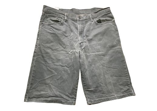 Levi's 569 Men's Relaxed Straight Medium Wash Jean Shorts Gray (Size: 38)