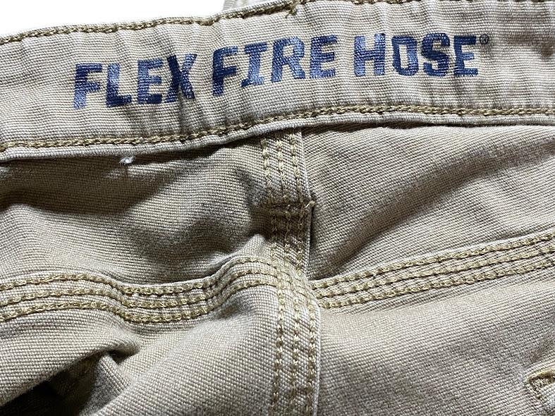 Duluth Trading Co Men's Flex Fire Hose Work Trousers Khaki (Size: 40 x 32)