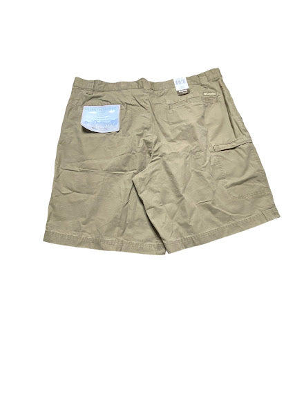 Columbia Sportswear Men's Burnt Mountain Authentic Shorts Beige (Size: 42) NWT