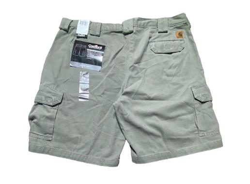 Carhartt Men's Canvas 6-Pockets Cargo Shorts Olive Green (Size: 42 X 10) NWT