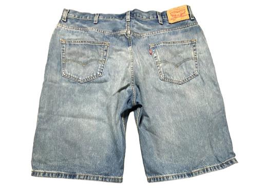 Levi's 569 Men's Loose Straight Medium Wash Jean Shorts Blue (Size: 42)