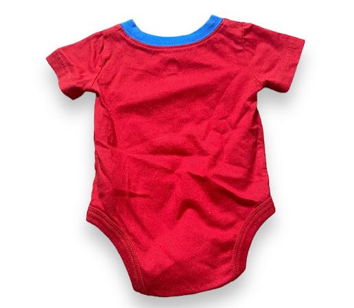 Koala Baby Boys "Daddy's Is My Hero" Short Sleeve One Piece Red (Size: 3M)