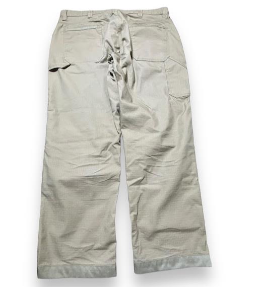 Rindgecut Tough Wear Men's 5 Pocket Ripstop Pants Beige (Size: 40 x 32)