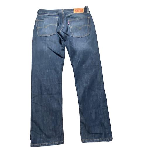 Levi's 513 Men's Slim Straight Flex Medium Wash Blue Jeans (Size: 32 x 30)