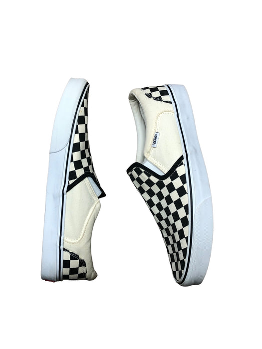 Vans Checkerboard Slip-On White Black Skateboarding Shoes Men (Sz: 10.5) 721565