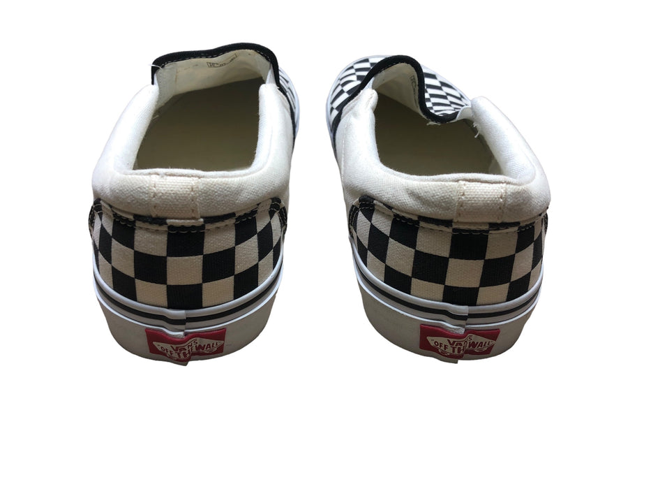 Vans Checkerboard Slip-On White Black Skateboarding Shoes Men (Sz: 10.5) 721565