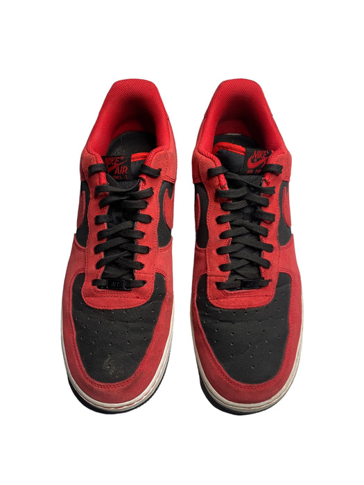 Nike Air Force 1 Lo Reverse Bred Suede Basketball Shoes Men (Sz: 13) 488298-619