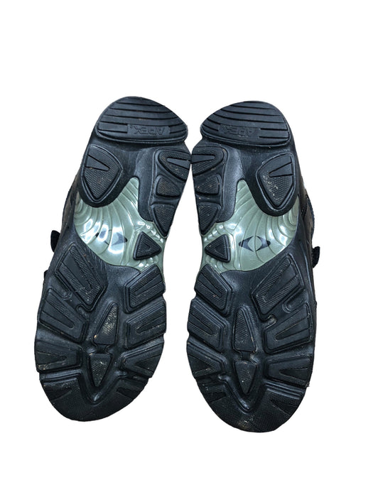 Apex Ambulator Athletic Conform Double Strap Black Active Shoes Men (Sz: 10 XW)