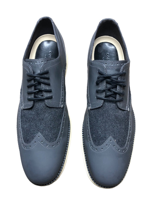 Cole Haan Original Grand.ØS Wingtip Oxfords Blue Dress Shoes Men (Sz: 11) C28861