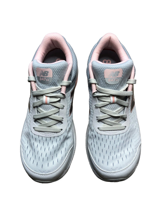 New Balance 847v4 Pink Gray Walking Running Shoes Women's (Size: 10) WW847LW4