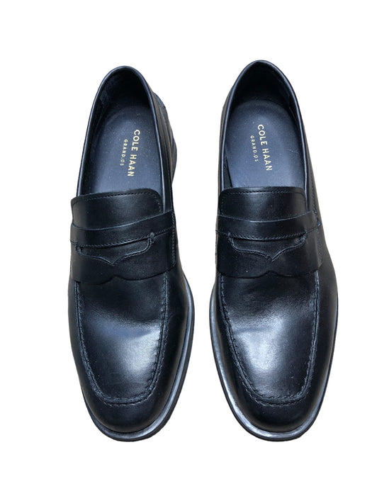 Cole Haan Grand OS Flemming Leather Black Penny Loafers Men’s (Size: 10) C27583