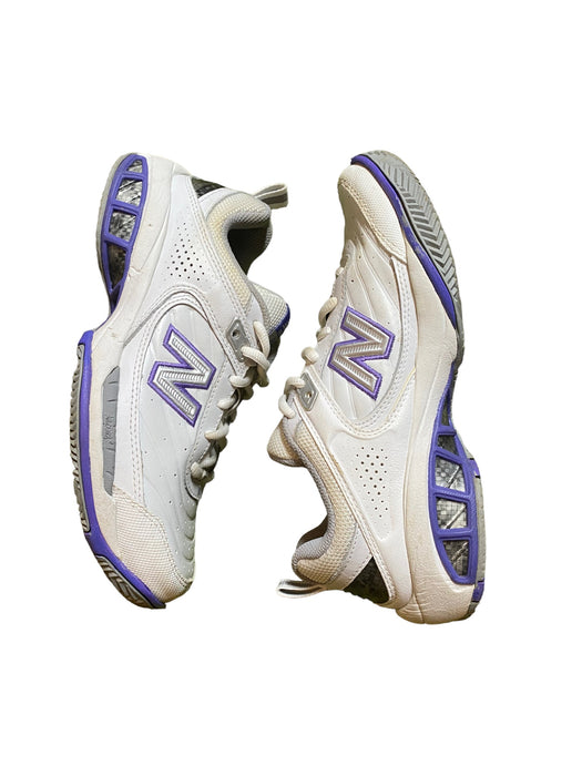 New Balance 806 White Purple Running Shoes Women's (Size: 7.5) WC806W