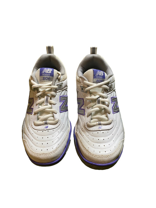 New Balance 806 White Purple Running Shoes Women's (Size: 7.5) WC806W