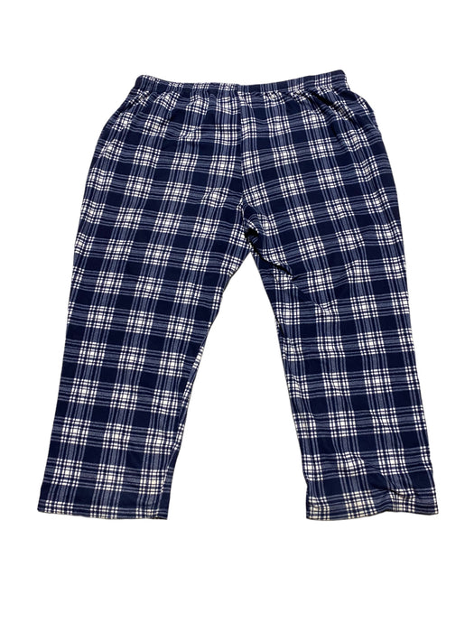 Stafford Fleece Big Men's Plaid Lounge Pants Blue (Big & Tall Size: 3XL)