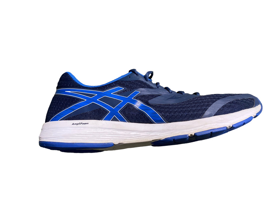 Asics Amplica Blue White Comfort Running Shoes Men's (Size: 14) T825N