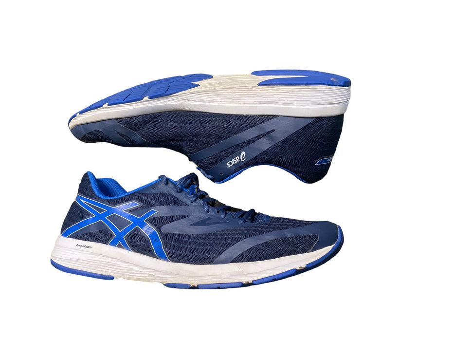 Asics Amplica Blue White Comfort Running Shoes Men's (Size: 14) T825N