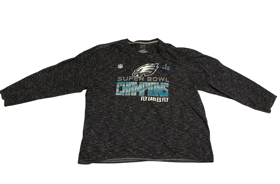 Philadelphia Eagles NFL Men's Super Bowl Fanatics Long Sleeve T-Shirt (Sz: 3XL)