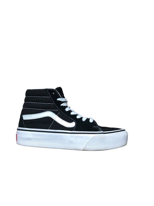 Vans SK8-HI Thick Soles Black White Skateboard Shoes Women's (Size: 6) 721454