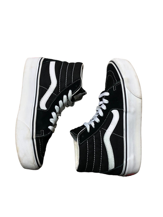 Vans SK8-HI Thick Soles Black White Skateboard Shoes Women's (Size: 6) 721454