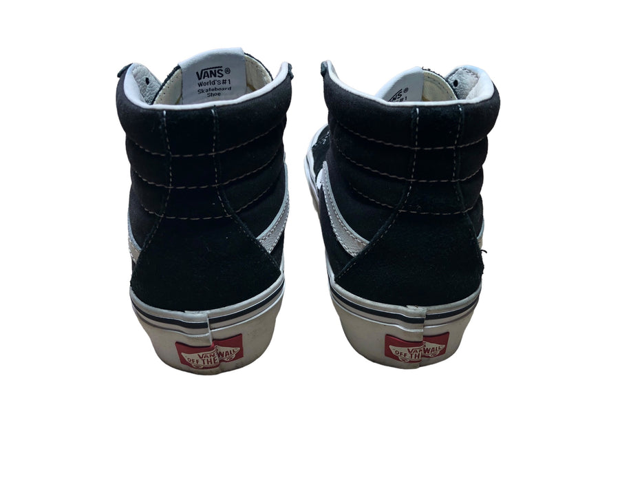 Vans SK8-HI Thick Soles Black White Skateboard Shoes Women's (Size: 6) 721454