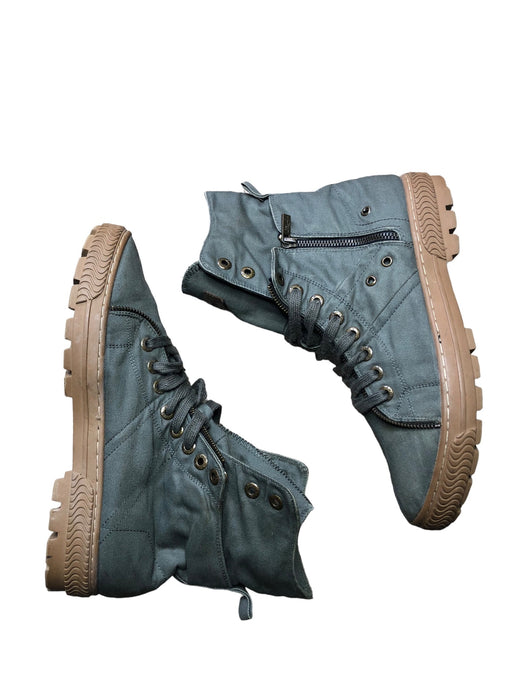 Levi's Army Green Combat Lace Up Hi Casual Sneaker Boots Men's (Size: 9.5)