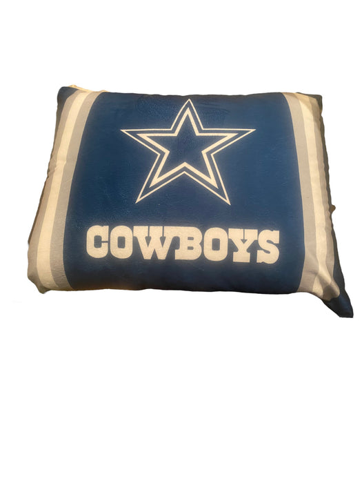 Dallas Cowboys NFL Pegasus Sports Team Logo Decorative Pillow (Size: 25" x 18")