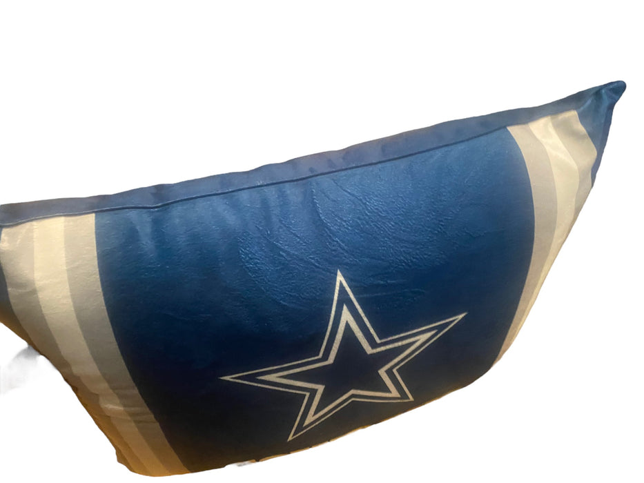 Dallas Cowboys NFL Pegasus Sports Team Logo Decorative Pillow (Size: 25" x 18")