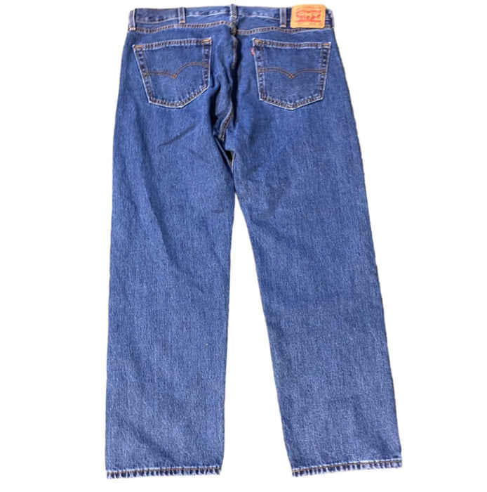 Levi's 505 Men's Regular Straight 100% Cotton Jeans Blue (Size: 38 x 30)