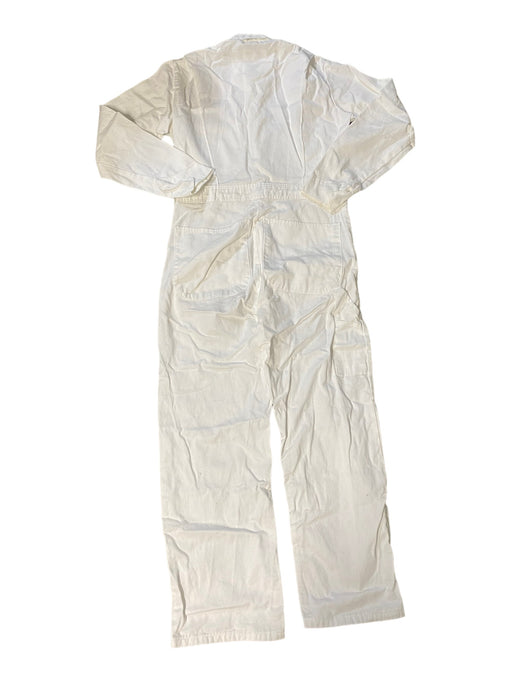 Red Kap Men's Cotton 6 Pockets Coveralls White (Size: XL)