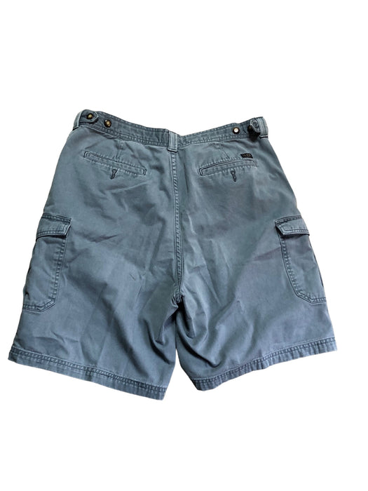 IZOD Men's Cargo 6-Pockets Shorts Gray (Size 38 x11)