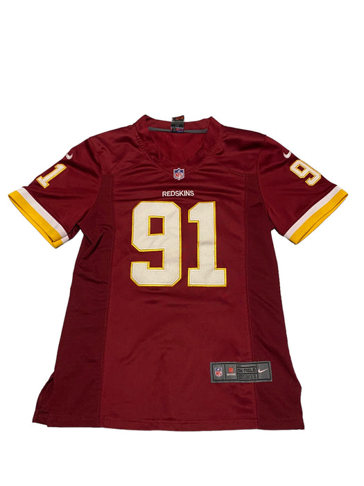 Washington Redskins NFL Women's Nike #91 Kerrigan Stitch Jersey (Size: M)