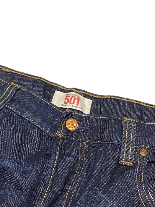 Levi's 501 Men's Button Fly Dark Wash Jeans Blue (Size: 40 x 30) NWOT