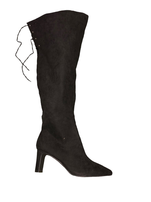 Nadia x FTF Ophelia 17 Black 4in Heel Thigh High Boot Men's (Size: 13) NWOB