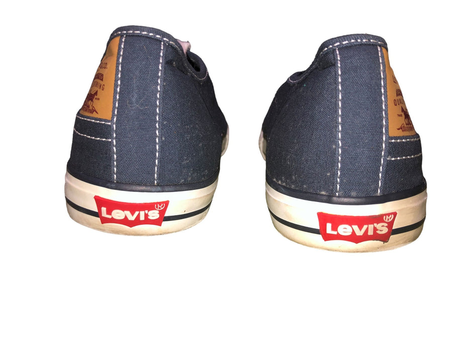 Levi's Comfort Tech Classic Blue White Canvas Lifestyle Shoes Men's (Size: 10)