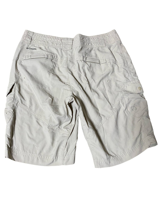 Columbia Sportswear Men's Cargo Nylon Hiking Shorts Beige (Size: 30 x 10)