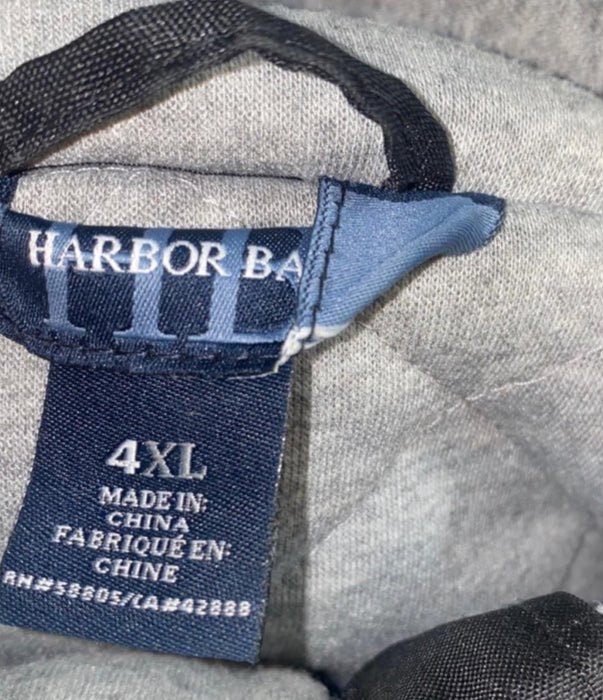 Harbor Bay Big Men's Quited Lined Parka Coat W/ Hood Blk (Big & Tall: 4XL) NWOT