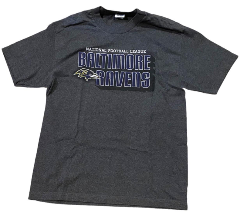 Baltimore Ravens NFL Team Apparel Men's Graphic T-Shirt Gray (Size: Large)