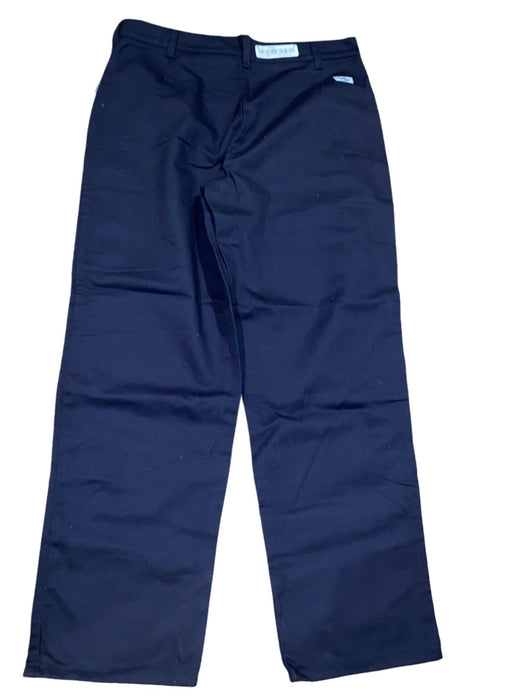 National Safety Apparel Mens Nylon Regular Fit Uniform Pants Blue (Sz: 36 x 32)