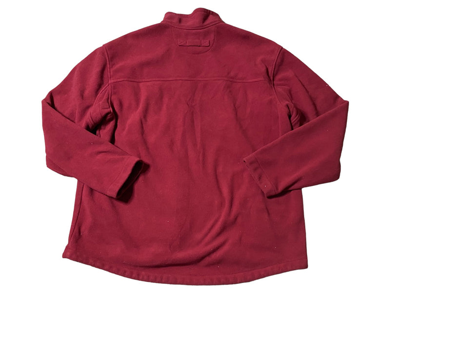 Duluth Trading Men's Fleece Full-Zip Jacket Red (Size: XLT)