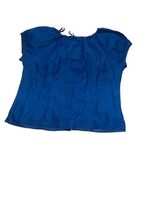 Faded Glory Women's Tunic Button Down Denim Top Blue (Size: 22W/24W)