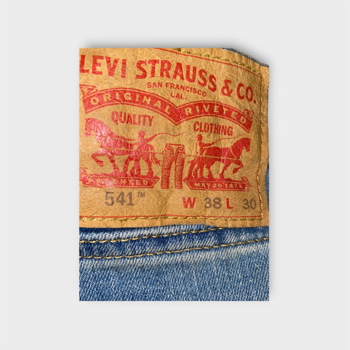 Levi's 541 Men's Athletic Taper Flex Med Wash Blue Jeans (Size: 38 x 30)