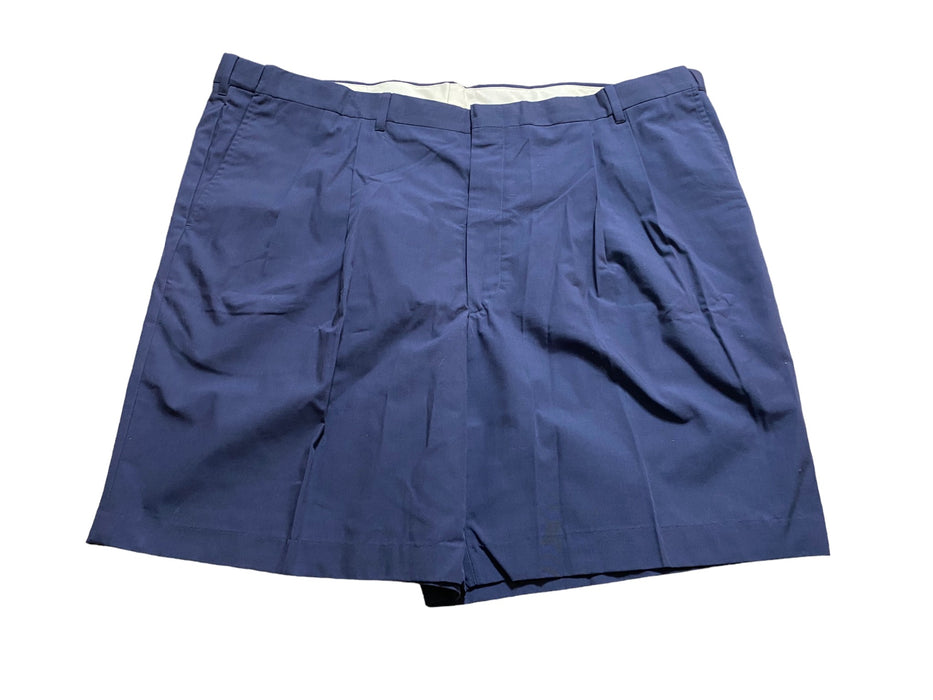 Norm Thomson Mens Pleated Navy Blue Uniform Shorts (Size: 46 x 9) NWT!