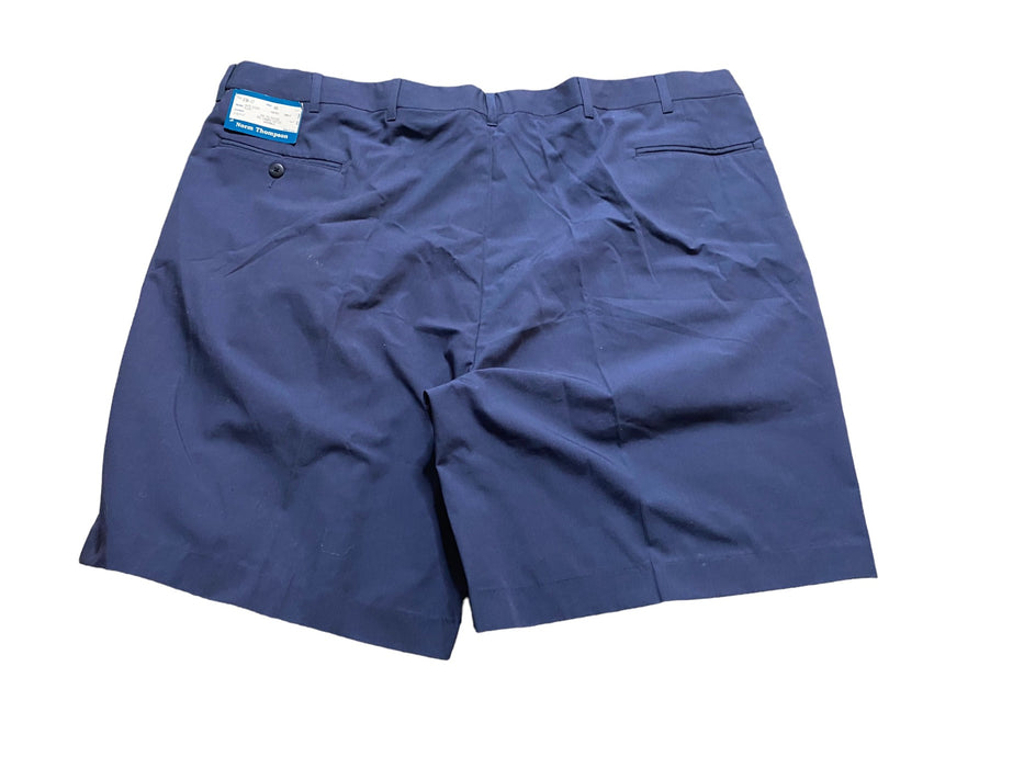 Norm Thomson Mens Pleated Navy Blue Uniform Shorts (Size: 46 x 9) NWT!