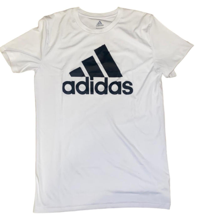Adidas Girls PRIMEGREEN Training Short Sleeve Top White (Size: XL/14-16)