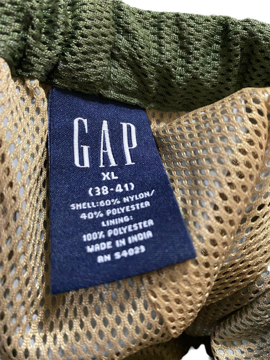 Gap Men's Nylon/Polyester Track Pants Olive Green (Size: XL)