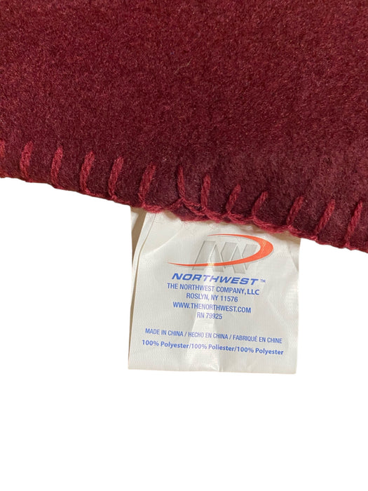 Washington Redskins NFL Throw Blanket Fleece Burgundy (Size: 50 x 60) NWOT