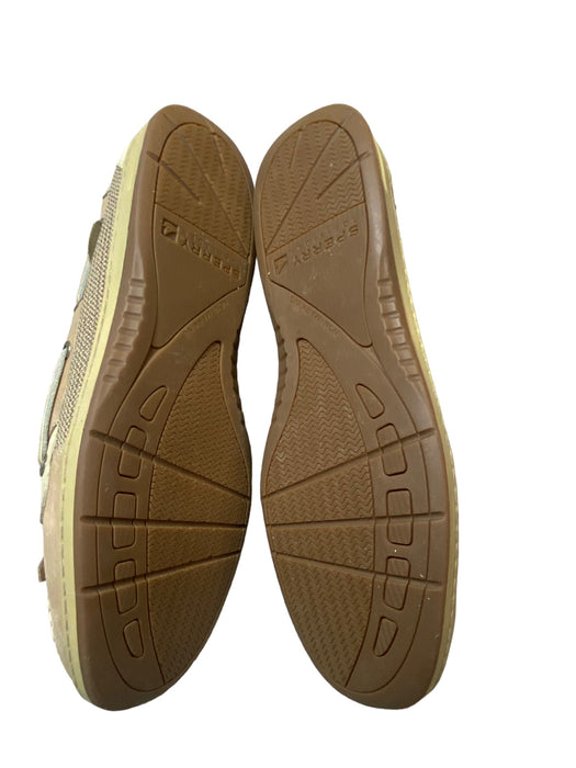 Sperry Top Sider Sea Sailor Platform Beige Boat Shoes Women's (Size: 12) 9104506