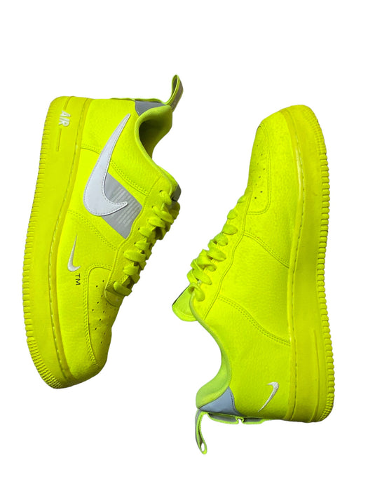 Nike Air Force 1 Utility Volt 2 Neon Basketball Shoes Mens (Size: 11) AJ7747-700