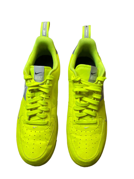 Nike Air Force 1 Utility Volt 2 Neon Basketball Shoes Mens (Size: 11) AJ7747-700