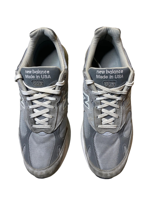 New Balance 993 Classic Grey White Running Shoes Mens (Size: 15 EE) MR993GL